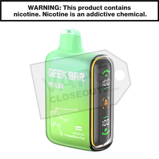 Geek Bar Pulse Grape Blow Pop Disposable Vape