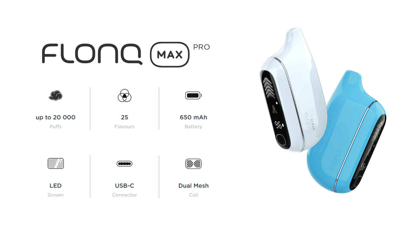 FLONQ Max Pro 20K Disposable Vape
