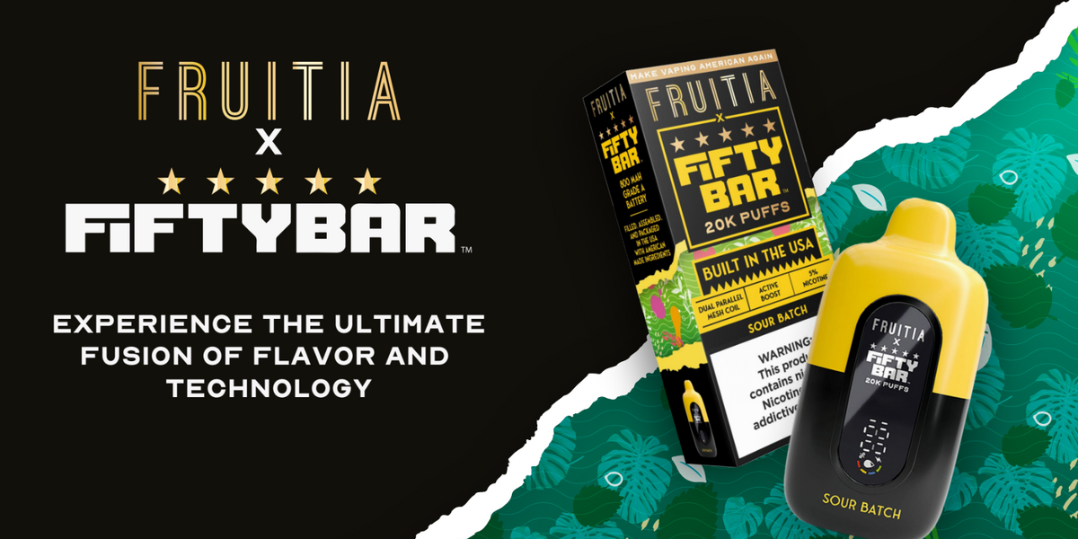 Fifty Bar Fruitia 20K Disposable Vape Fifty Bar Fruitia 20K Disposable Vape