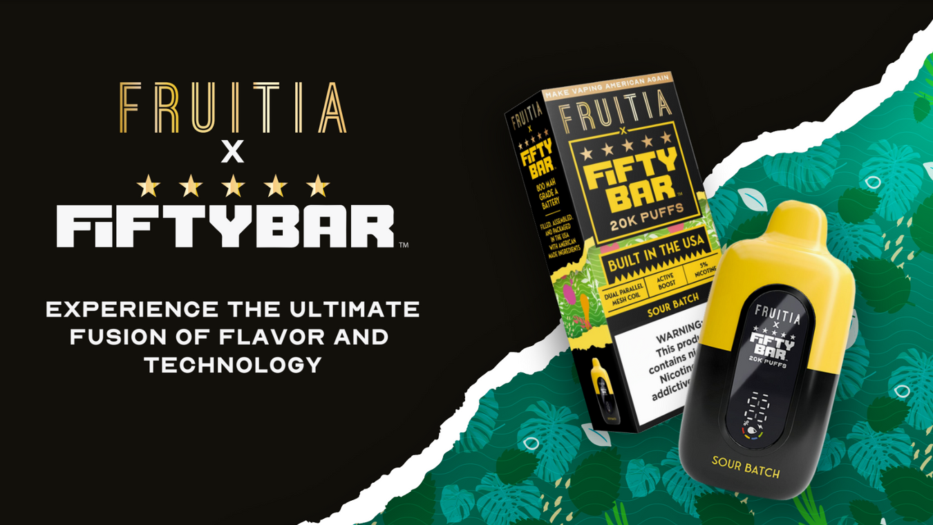 Fifty Bar Fruitia 20K Disposable Vape Fifty Bar Fruitia 20K Disposable Vape