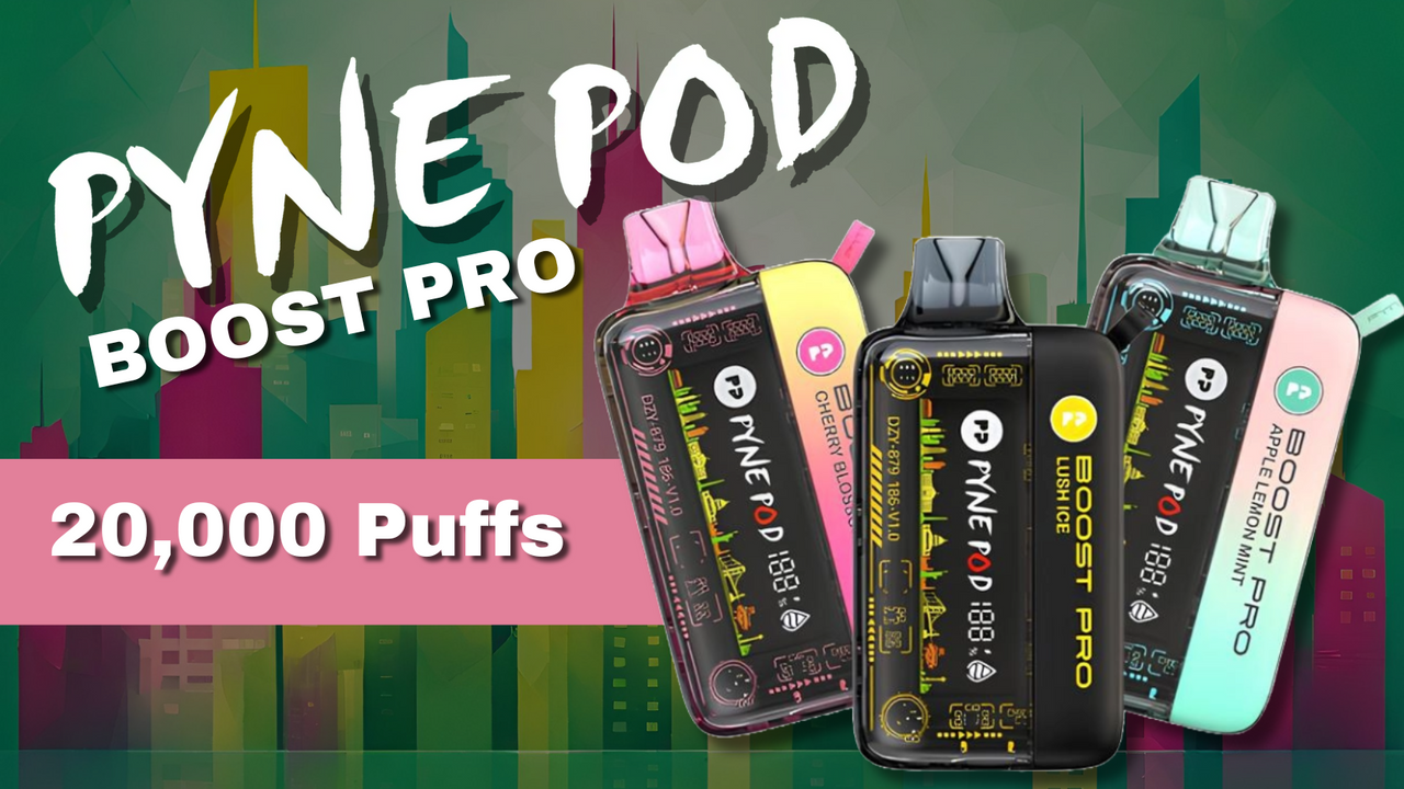 PYNE POD BOOST PRO 20000 PUFFS (50mg) - DISPOSABLE VAPE UAE Dubai