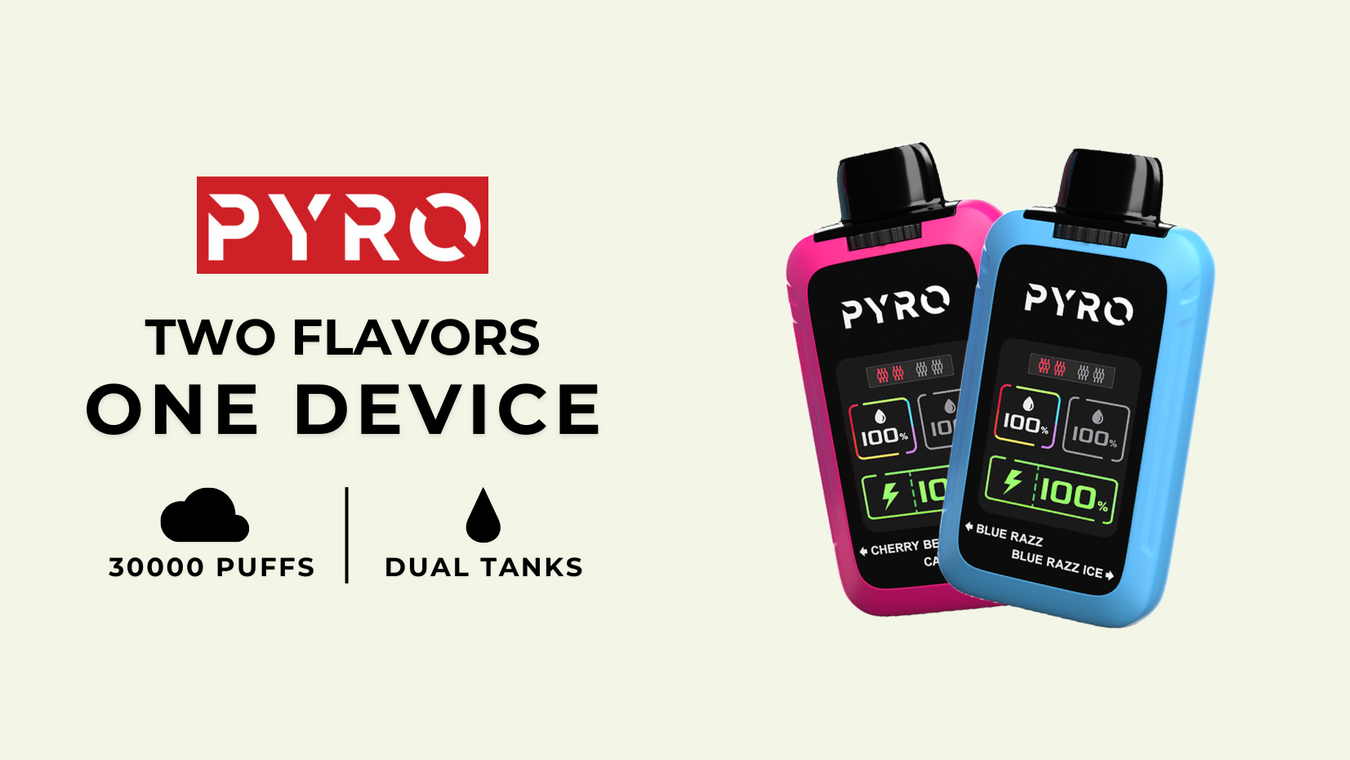 Pyro Duo Disposable Vape Dual Flavored 30000 Puff Banner