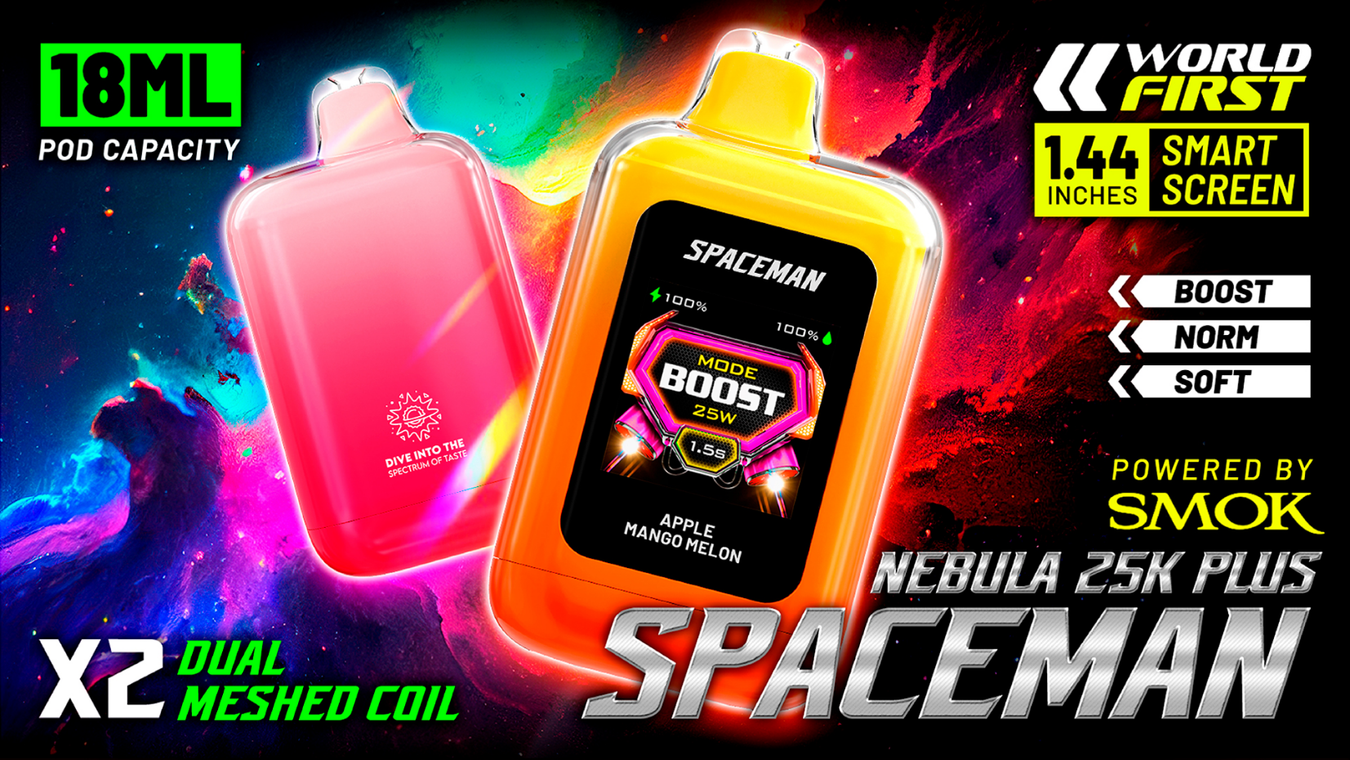 Spaceman Nebula 25K Disposable Vape Spaceman Nebula 25K Disposable Vape