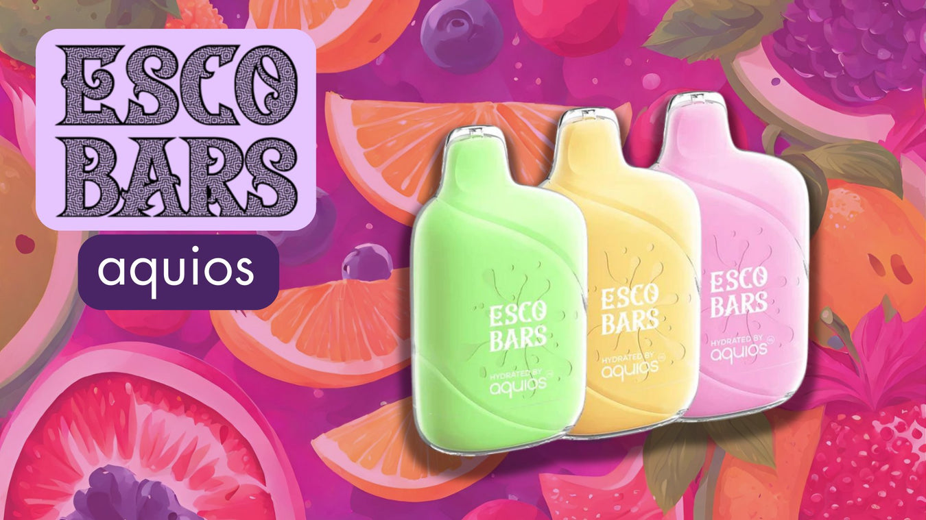 ESCO BARS AQUIOS DISPOSABLE VAPES - Low Price Leader! ESCO BARS AQUIOS DISPOSABLE VAPES - Low Price Leader!