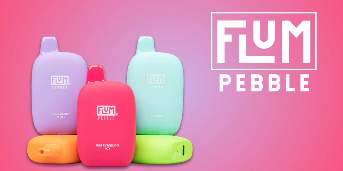flum pebble blueberry mint DISPOSABLE VAPES Hayati Color:Green Red Resin Smok Vape Pen V2