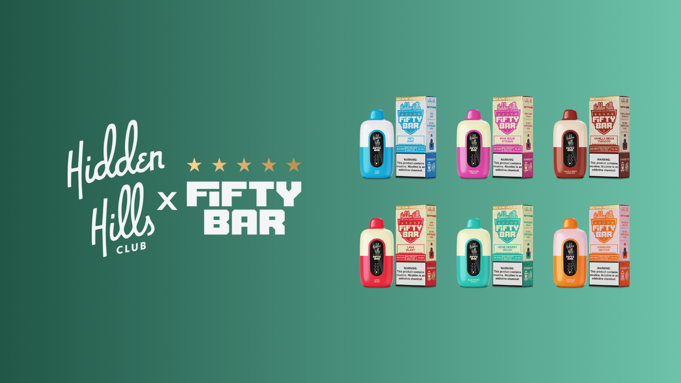Fifty Bar 20K Hidden Hills Disposable Vape Fifty Bar 20K Hidden Hills Disposable Vape