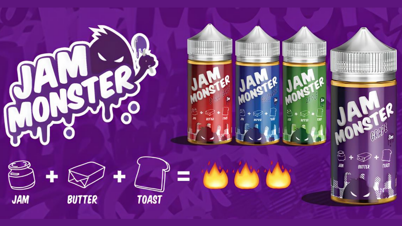 Jam Monster eJuice Freebase Jam Monster eJuice Freebase