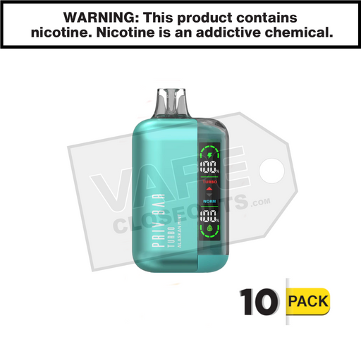 Priv Bar Turbo 15K Disposable Vape By Smok - 15,000 Puffs! VC Priv Bar Turbo 15K Disposable Vape By Smok - 15,000 Puffs! VC