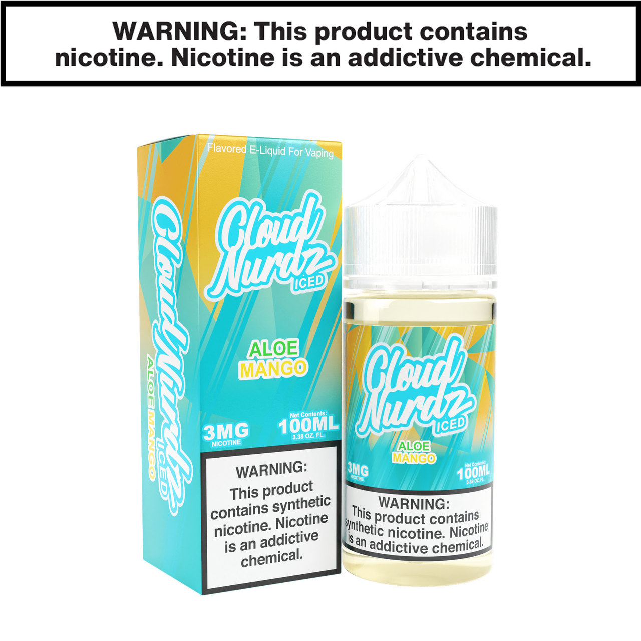 Aloe Mango Iced Freebase Cloud Nurdz eJuice 