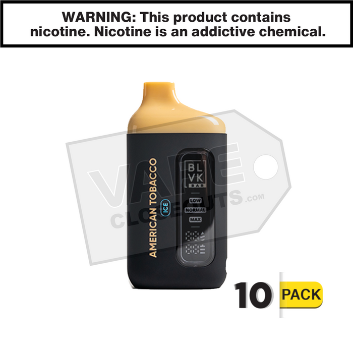 American Tobacco Ice BLVK Bar Disposable 20000 American Tobacco Ice BLVK Bar Disposable 20000