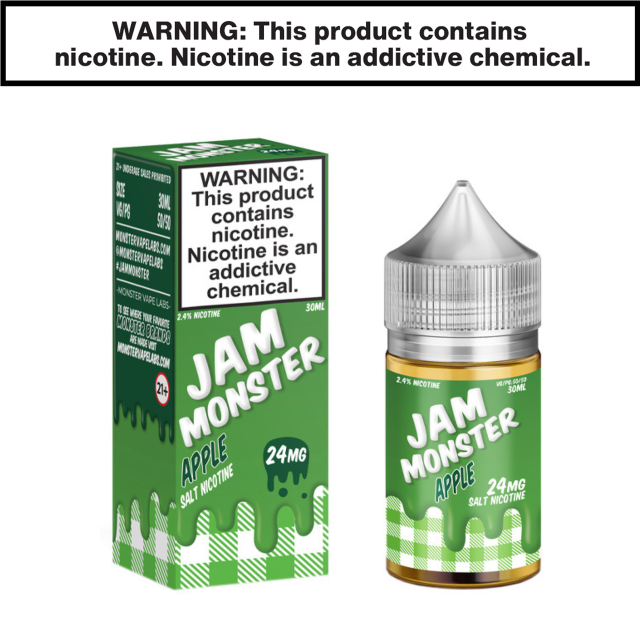 Apple Jam Monster eJuice 30mL Salt Nic