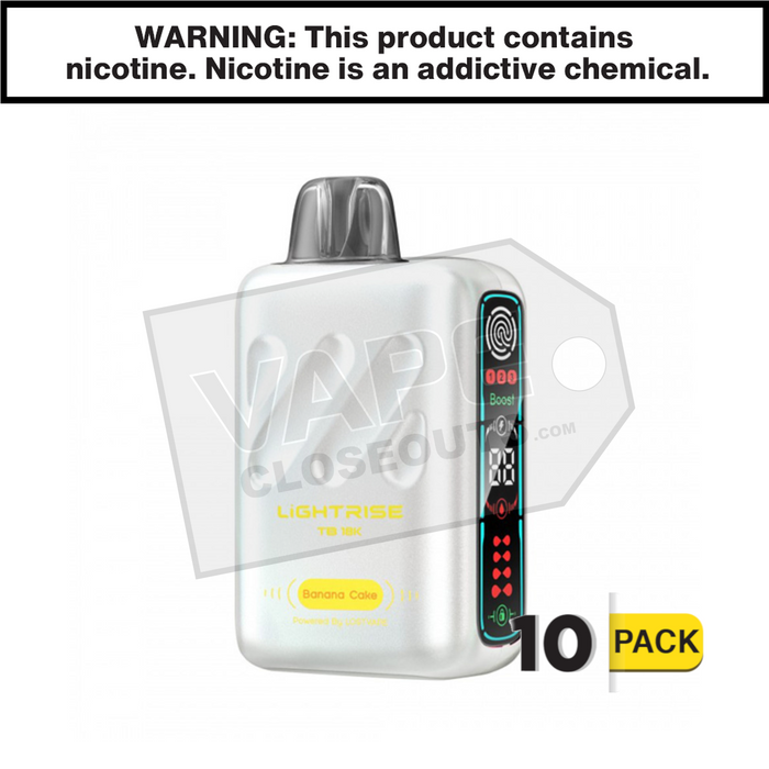 Banana Cake Lightrise TB 18K Disposable Vape Banana Cake Lightrise TB 18K Disposable Vape