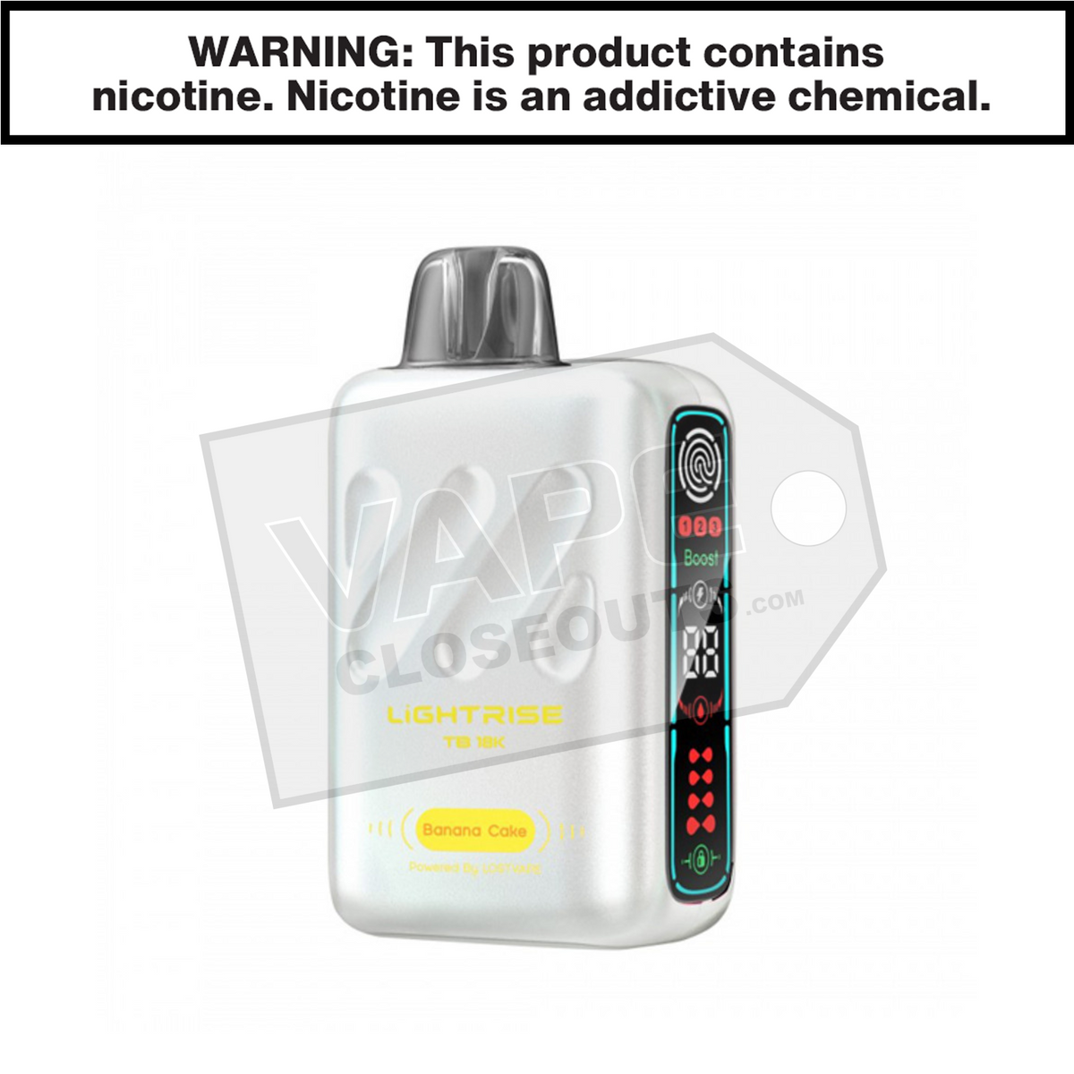 Banana Cake Lightrise TB 18K Disposable Vape  VC
