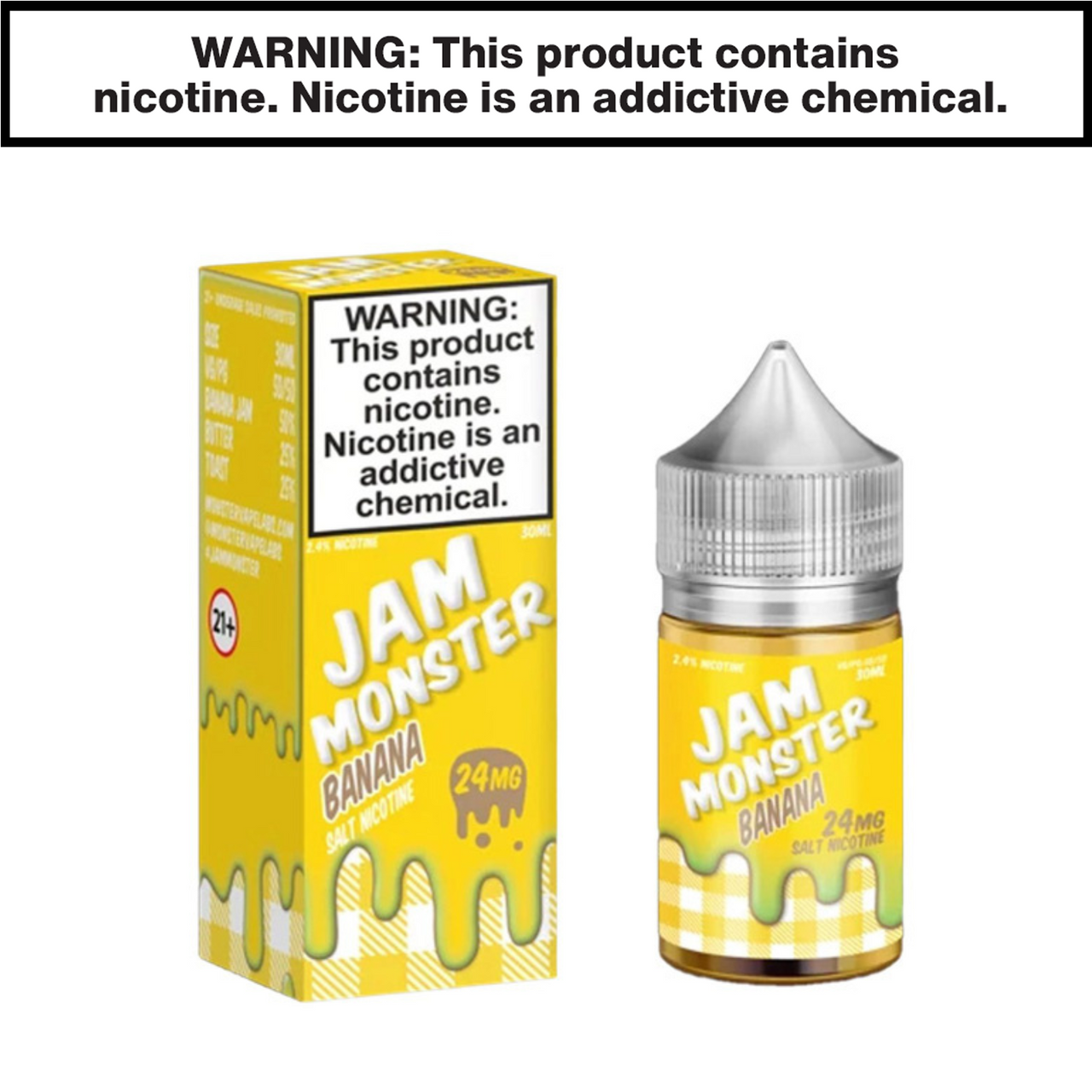 Banana Jam Monster eJuice 30mL Salt Nic