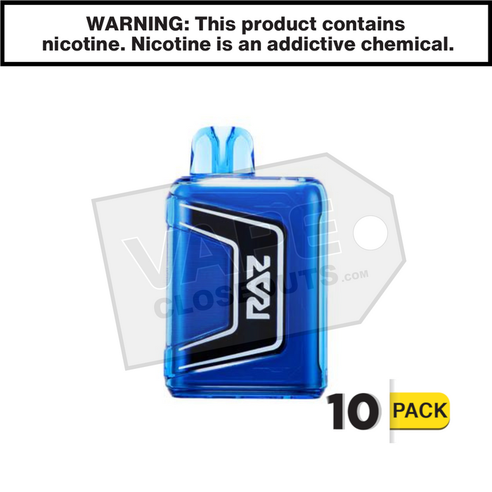 RAZ TN9000 Blue Razz Cotton Clouds Disposable Vape RAZ TN9000 Blue Razz Cotton Clouds Disposable Vape
