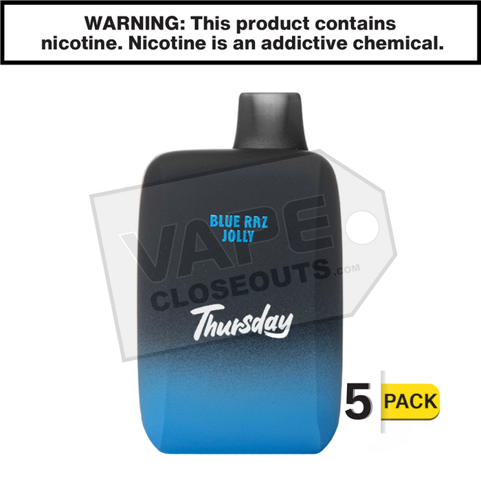 Blue Razz Jolly Thursday 30K Disposable Vape