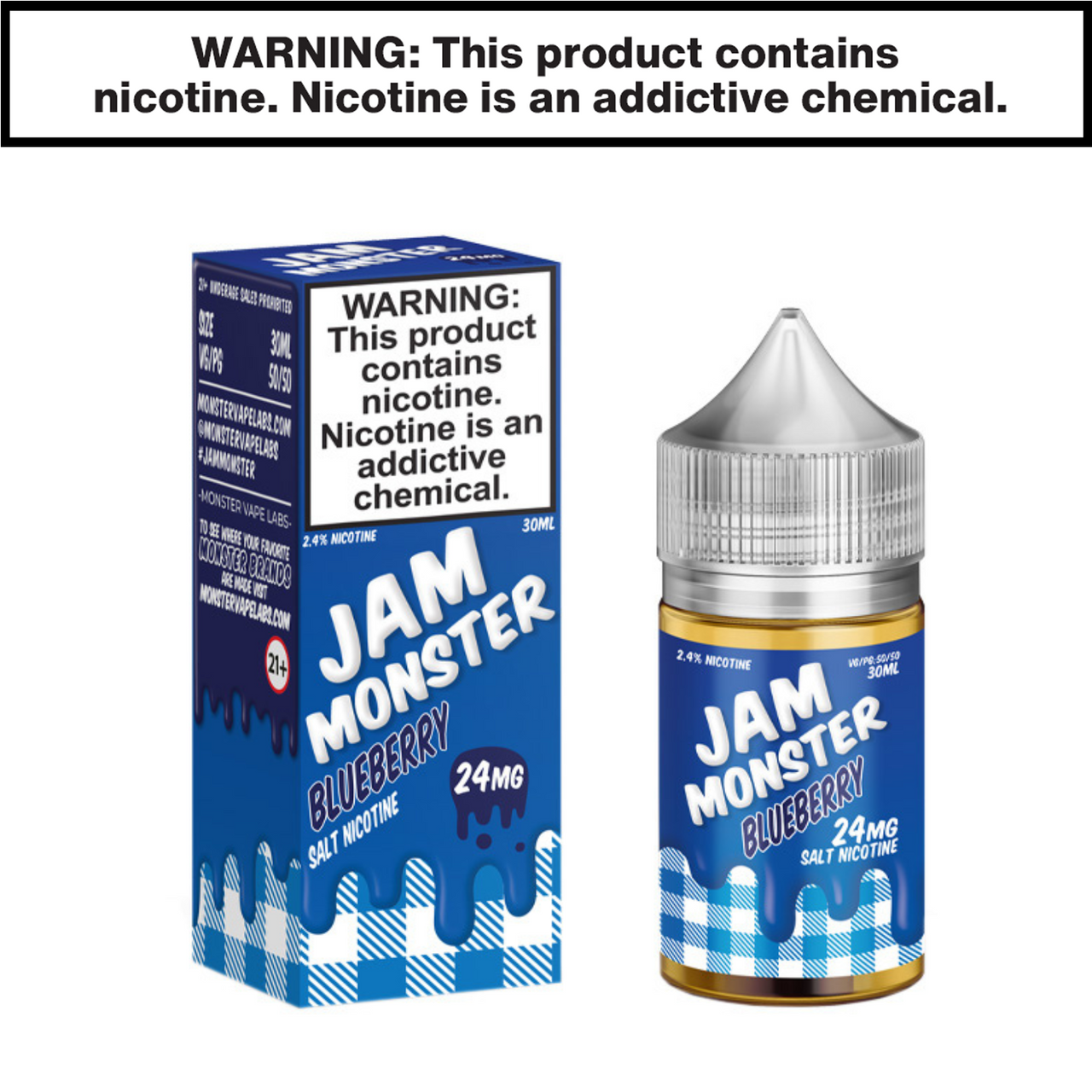 Blueberry Jam Monster eJuice 30mL Salt Nic