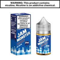 Thumbnail for Blueberry Jam Monster eJuice 30mL Salt Nic