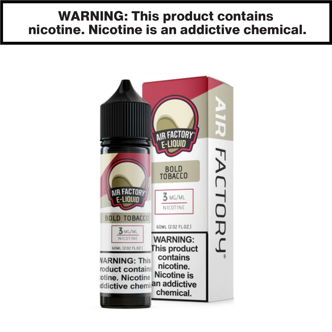 Bold Tobacco Freebase Air Factorty eJuice