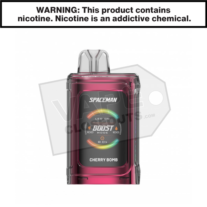 Cherry Bomb Spaceman Prism 20k Disposable Vape Cherry Bomb Spaceman Prism 20k Disposable Vape