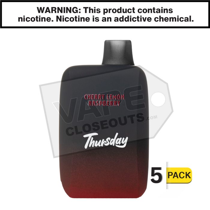 Cherry Lemon Raspberry Thursday 30K Disposable Vape