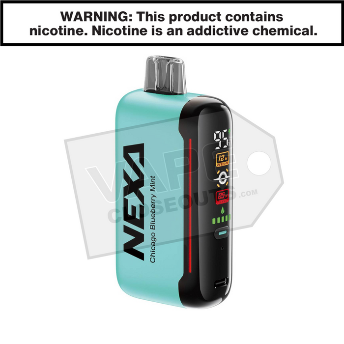 Chicago Blueberry Mint NEXA N20000 Vape Chicago Blueberry Mint NEXA N20000 Vape