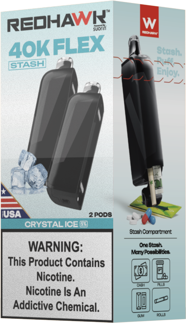 Crystal Ice Replacement Pod Redhawk Single 2pk