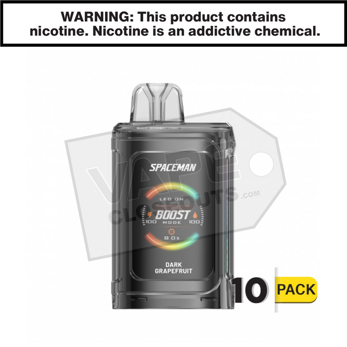Dark Grapefruit Spaceman Prism 20k Disposable Vape Dark Grapefruit Spaceman Prism 20k Disposable Vape