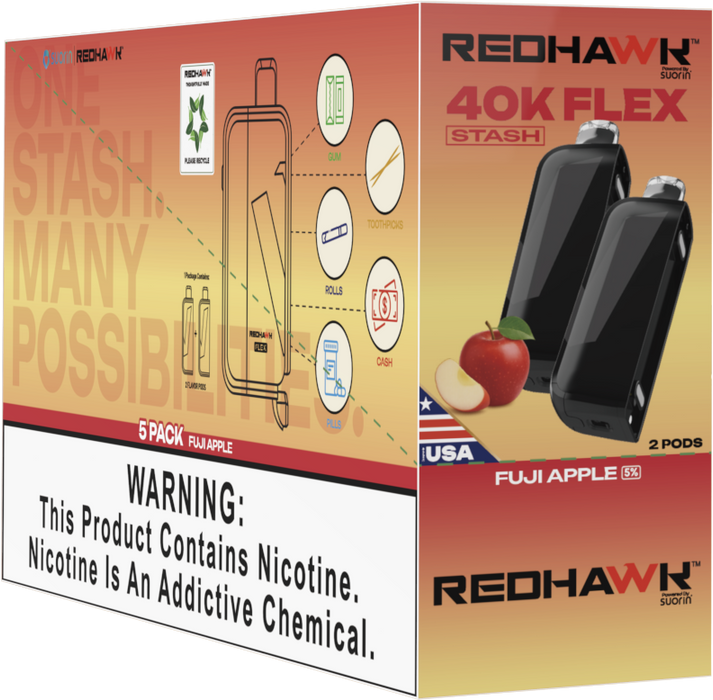 Fuji Apple 5 pack Redhawk