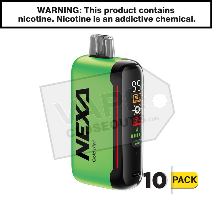 Gold Kiwi NEXA N20000 Vape Gold Kiwi NEXA N20000 Vape