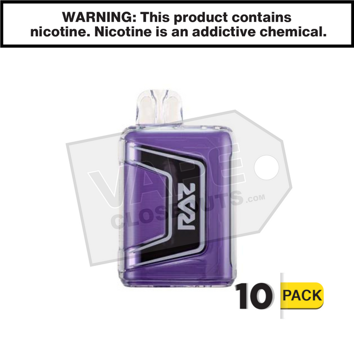 RAZ TN9000 Grape Ice Disposable Vape VC RAZ TN9000 Grape Ice Disposable Vape VC