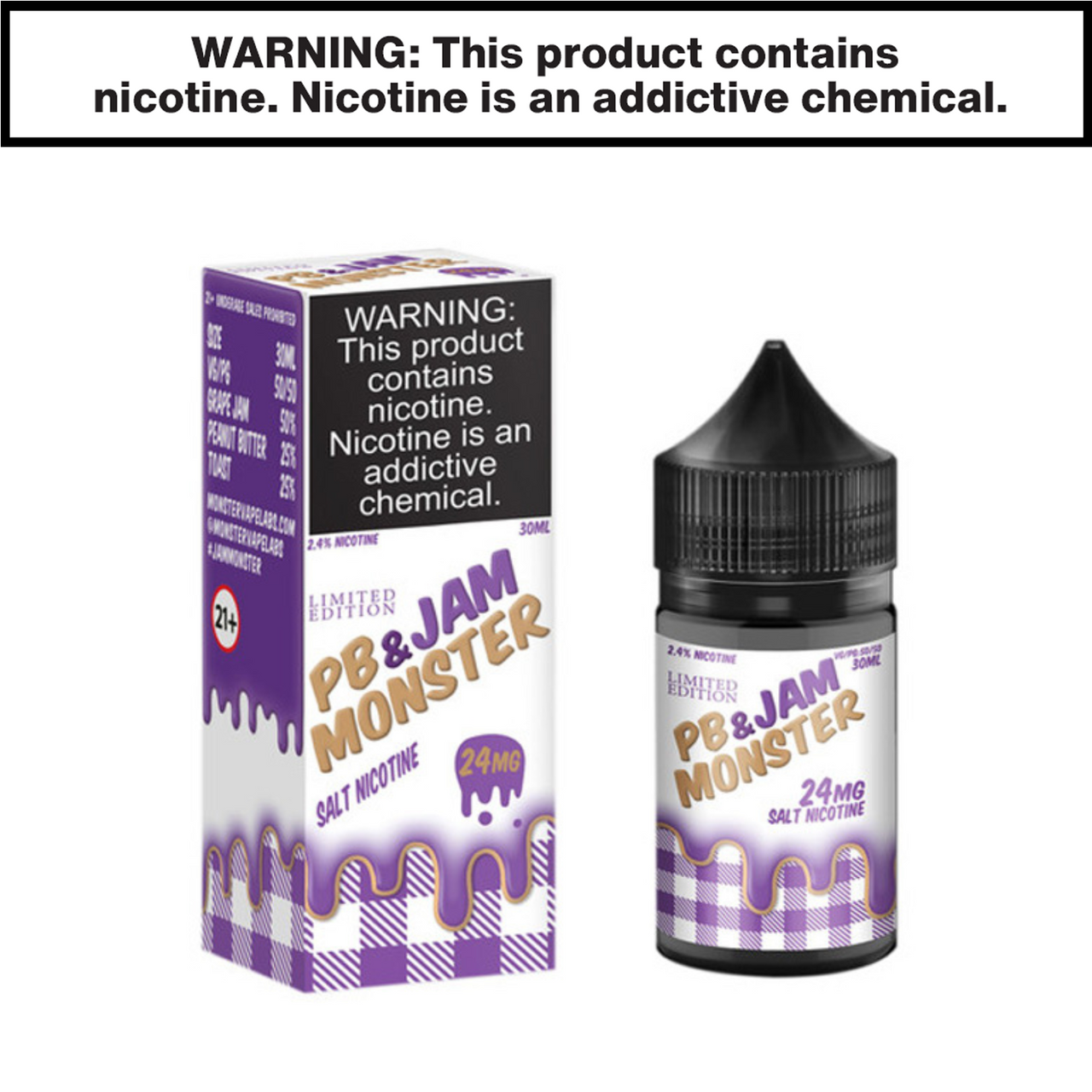 Grape Jam Monster eJuice 30mL Salt Nic