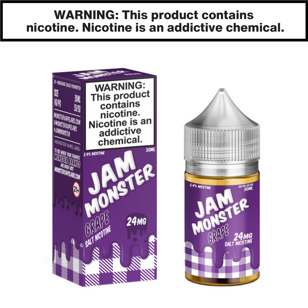 Grape Jam Monster eJuice 30mL Salt Nic