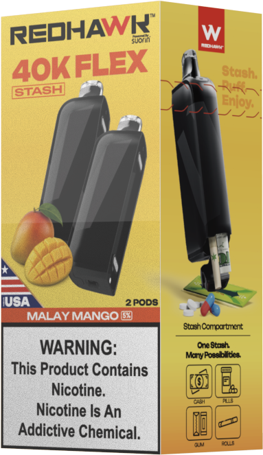 Malay Mango Replacement Pod Redhawk Single 2pk