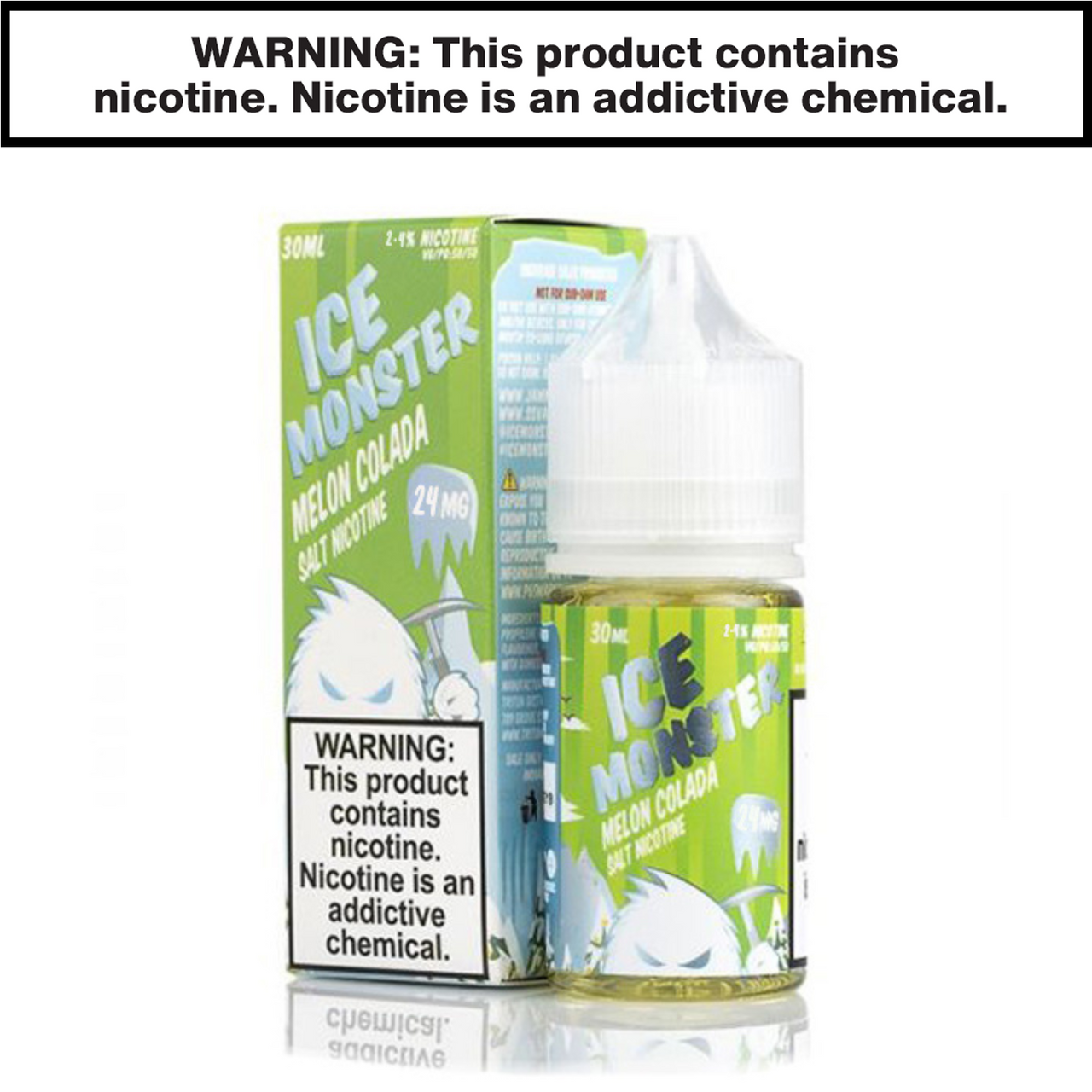 Melon Colada Ice Ice Monster eJuice 30mL Salt Nic