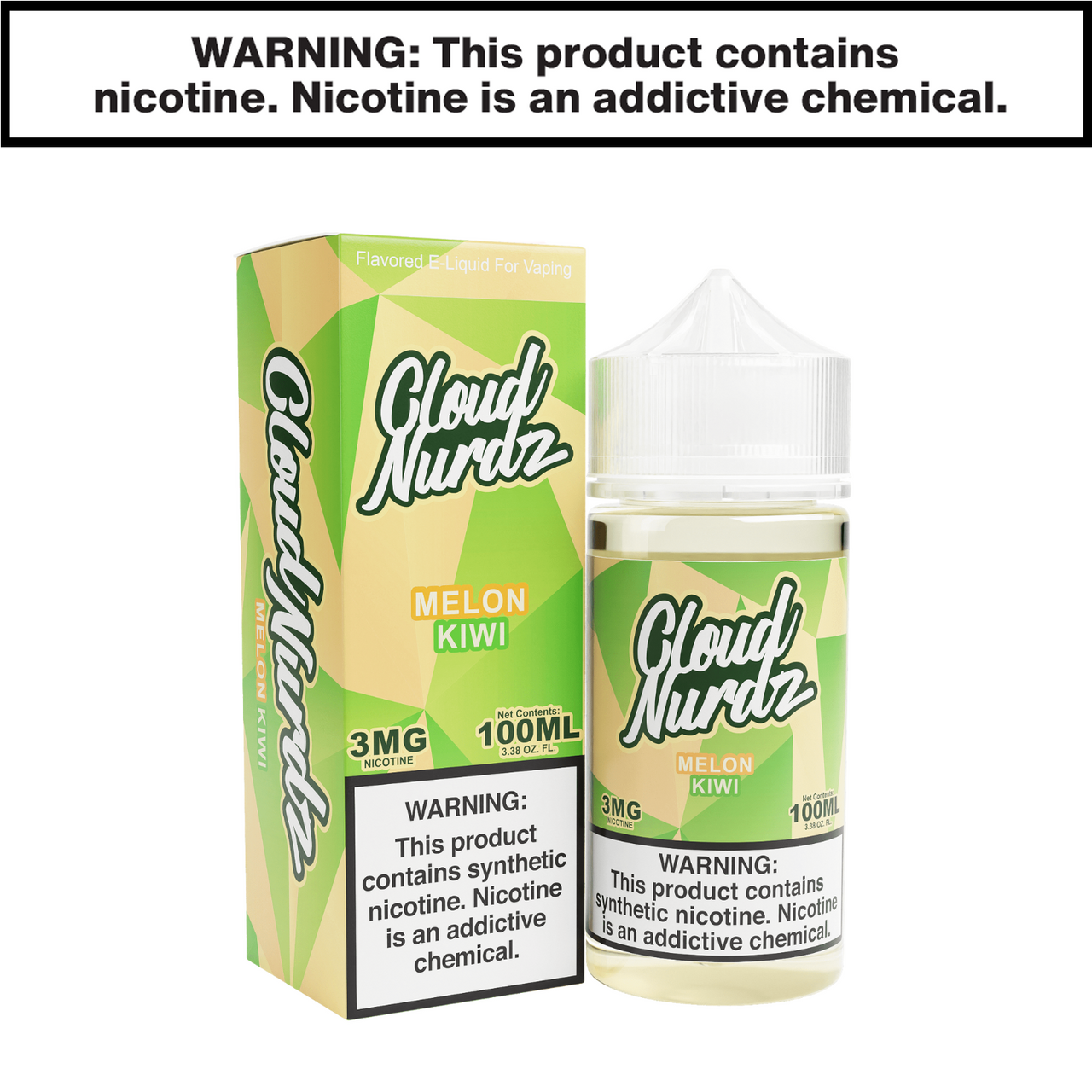 Melon Kiwi Freebase Cloud Nurdz eJuice 