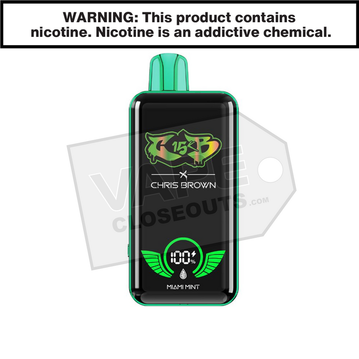 Miami Mint Chris Brown CB15K Disposable Vape