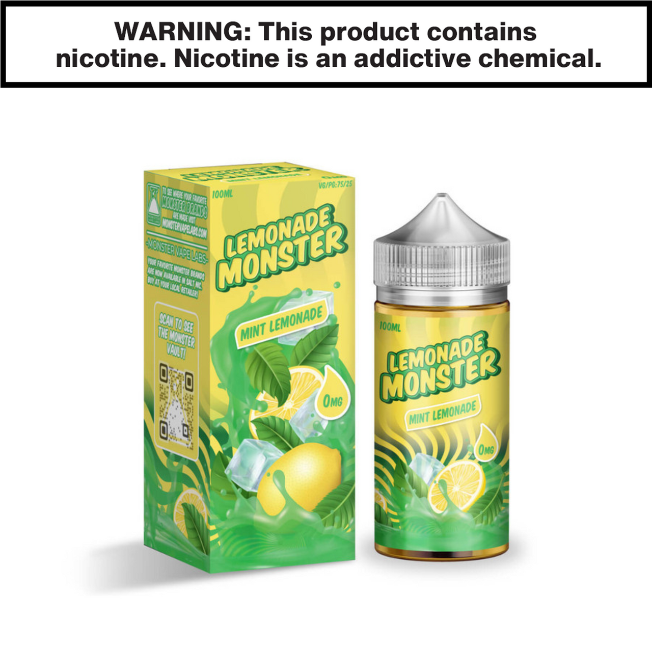 Mint Lemonade Lemonade Monster eJuice 100mL Freebase