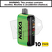 Sour Apple Ice Nexa N20000 Disposable Vape 10 pack