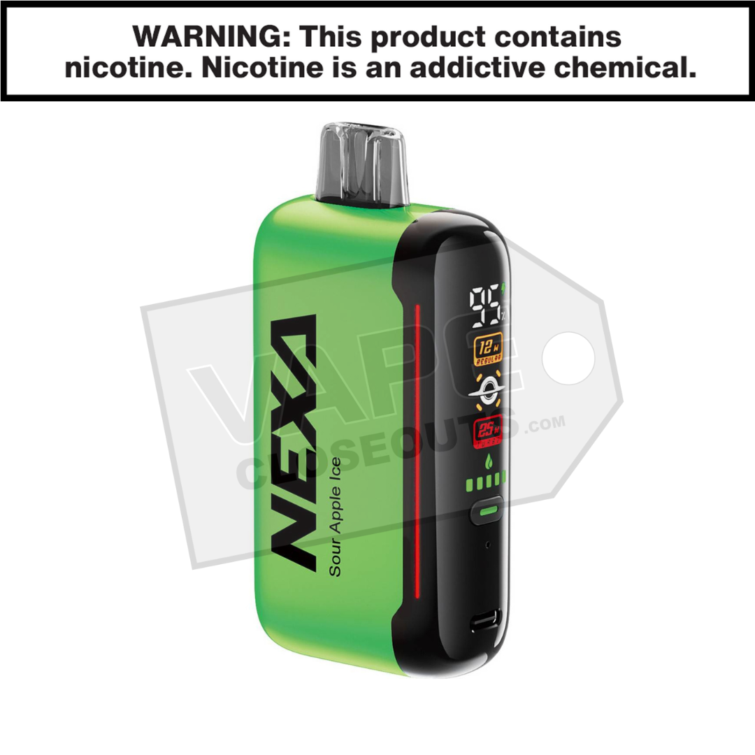 Sour Apple Ice Nexa N20000 Disposable Vape