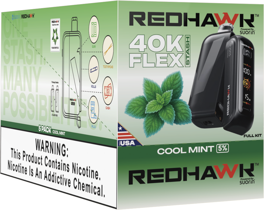 Stash Vape Cool Mint Redhawk