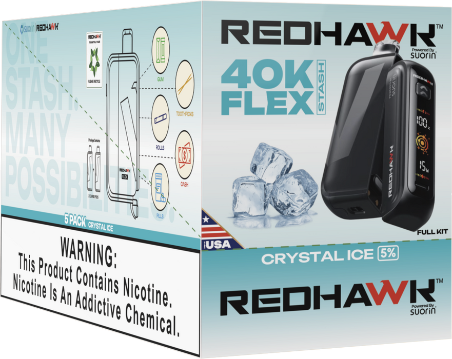 Stash Vape Crystal Ice Redhawk