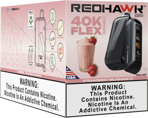 Stash Vape Strawberry Milkshake Redhawk