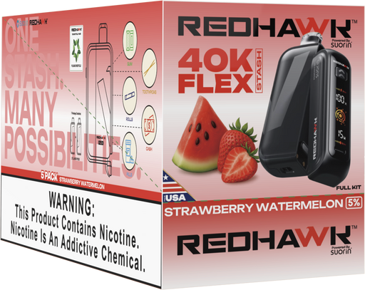Stash Vape Strawberry Watermelon Redhawk