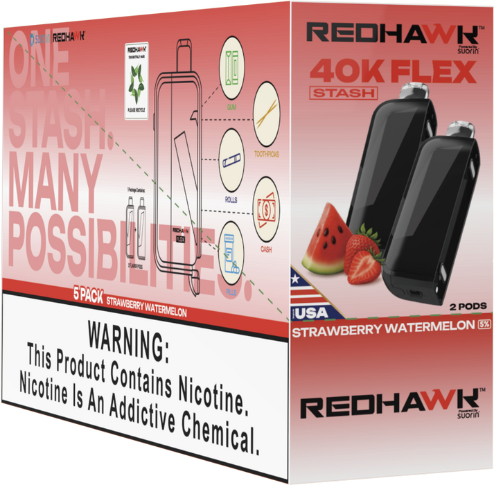 Strawberry Watermelon 5 pack Redhawk