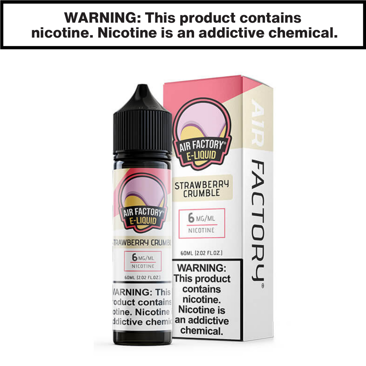 Strawberry Crumble Freebase Air Factory eJuice