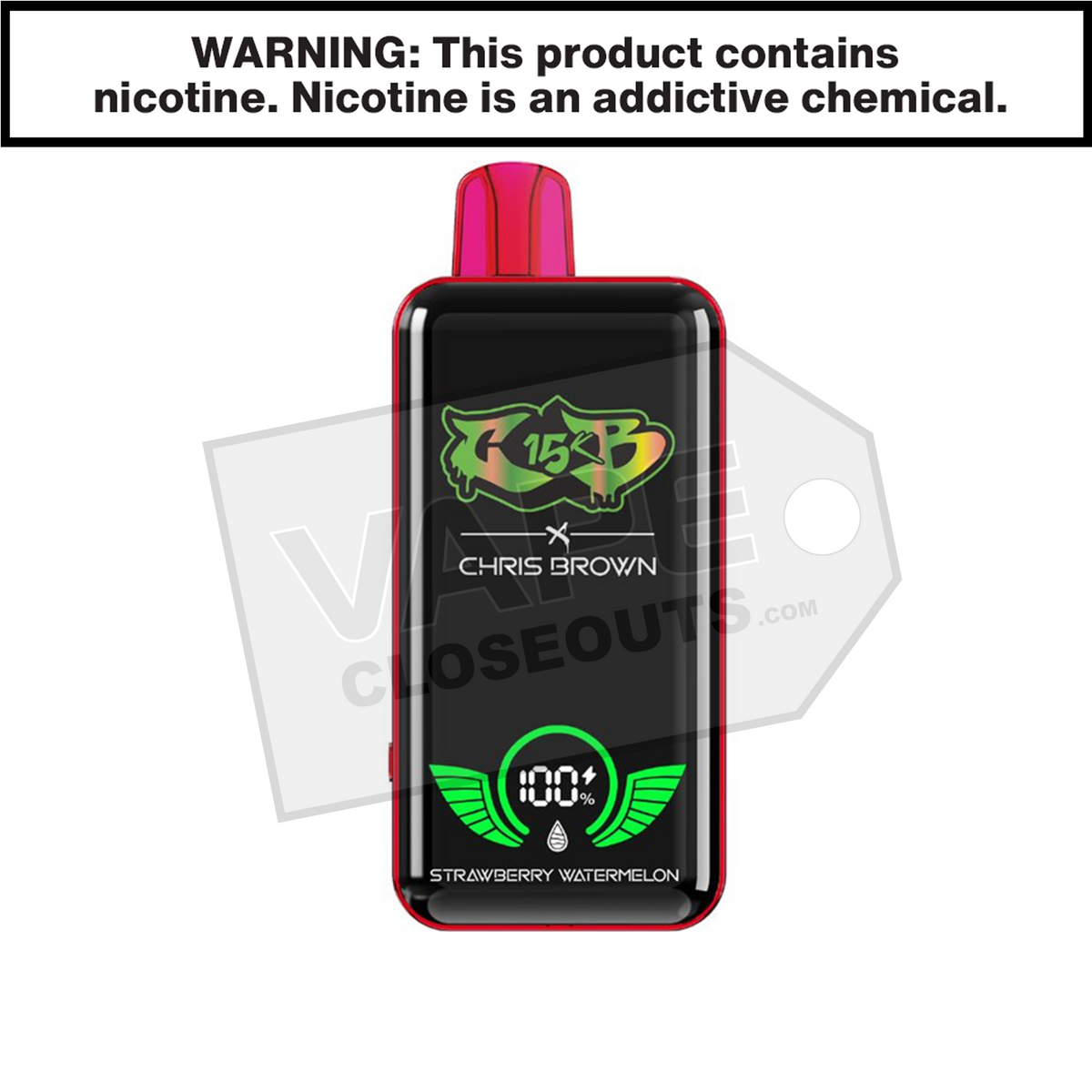 Vape How To Use CB15K X Chris Brown Disposable Vapes Puff Disposable  Features