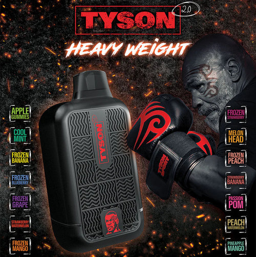 Mike Tyson Heavy Weight Disposable Vape Round 2 Wholesale