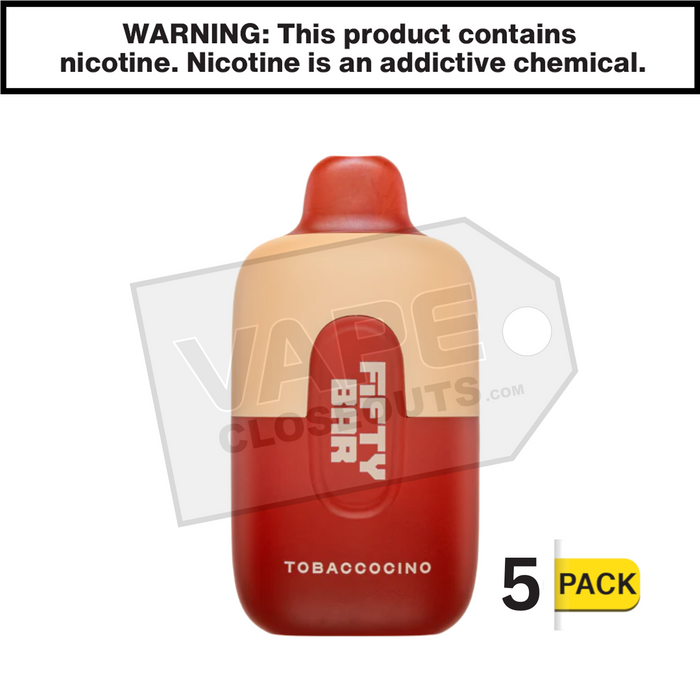 Tobaccocino Fifty Bar Beard Vape Tobaccocino Fifty Bar Beard Vape