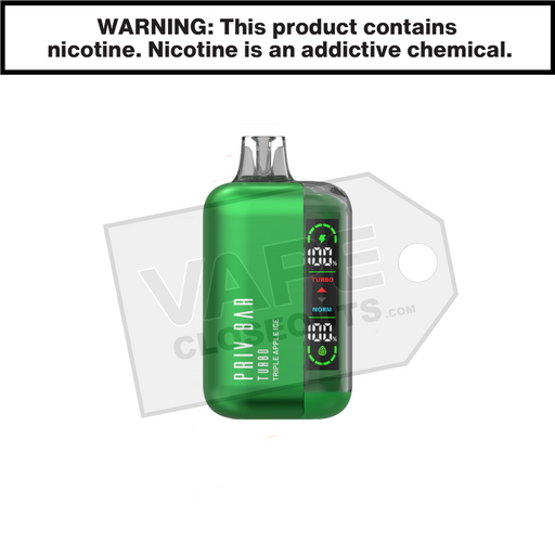 Priv Bar Turbo 15K Disposable Vape By Smok - 15,000 Puffs! VC Priv Bar Turbo 15K Disposable Vape By Smok - 15,000 Puffs! VC